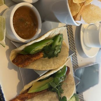 Neiman Marcus Mariposa Restaurant - Salmon tacos work while eating multitasking at its finest - French Near Me - Las Vegas, Nevada Neiman Marcus Mariposa Restaurant - Salmon tacos work while eating multitasking at its finest - French Near Me - Las Vegas, Nevada