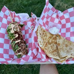 Texmex Fusion Food - "Street Corn Elote" and "Kids Quesadilla"