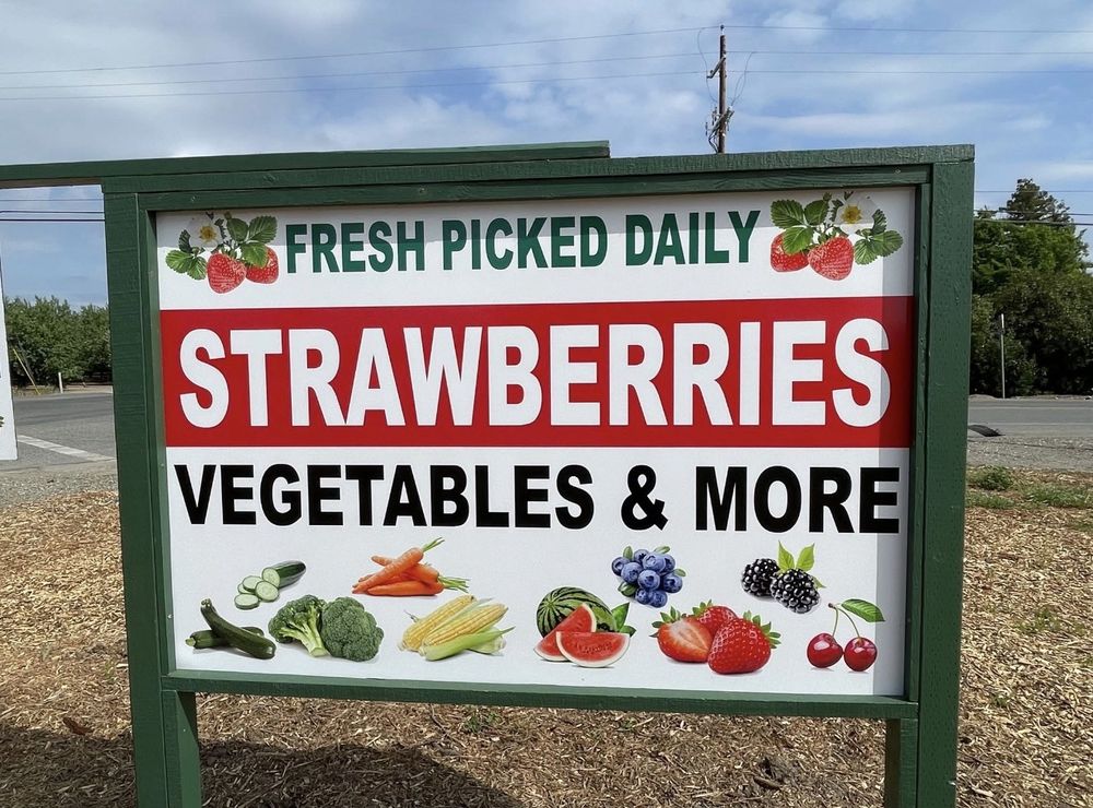 Farm Fresh Strawberries Logo