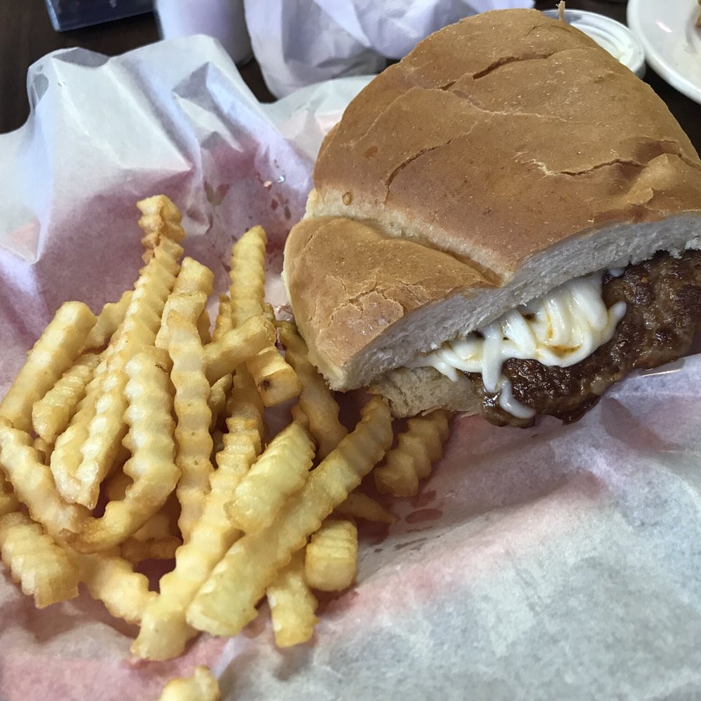 Norwood Inn - Half of the hot sausage sandwich - New American Near Me - Des Moines, Iowa Norwood Inn - Half of the hot sausage sandwich - New American Near Me - Des Moines, Iowa