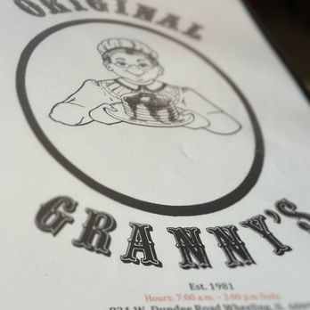 The Original Granny's - Menu - Breakfast & Brunch Near Me - Wheeling, Illinois