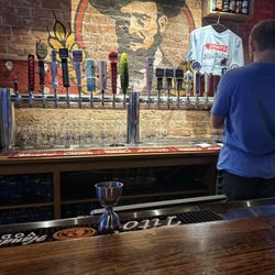Johnny's Tavern - Tap rail