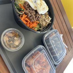 Bimbimbap, Kimchi, Kimbap Bimbimbap, Kimchi, Kimbap