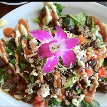 Bistro Cafe - Generous portion of the Skirt steak stuffed Avocado. - Breakfast & Brunch Near Me - Miami, Florida Bistro Cafe - Generous portion of the Skirt steak stuffed Avocado. - Breakfast & Brunch Near Me - Miami, Florida