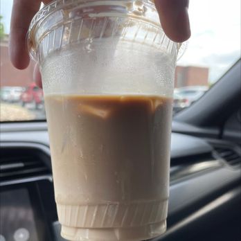 FairPour - Iced Lavender latte. - Coffee & Tea Near Me - Fairport, New York