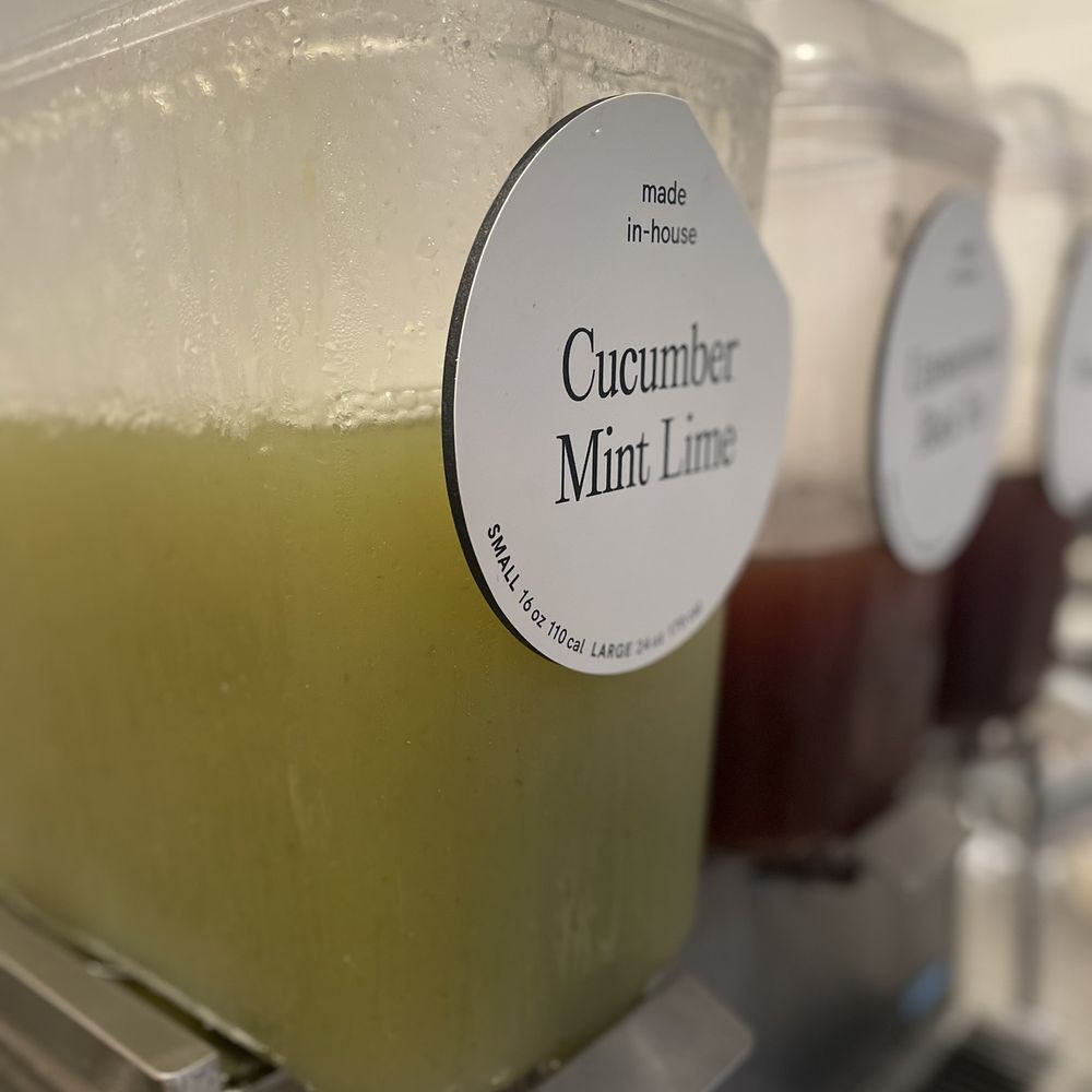CAVA - Cucumber mint limeade, essentially - delicious!! - Salad Near Me - Overland Park, Kansas CAVA - Cucumber mint limeade, essentially - delicious!! - Salad Near Me - Overland Park, Kansas