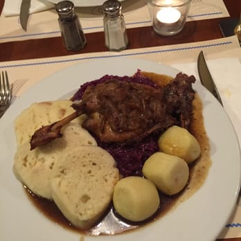 U Bulínů - Roasted duck with red cabbage - Czech Near Me - Prague, Puerto Rico