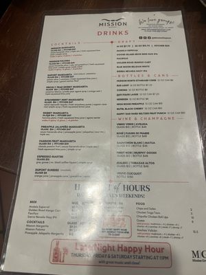 Menu photo 3 Mission - Dupont Circle Washington, DC, DC Menu photo 3 Mission - Dupont Circle Washington, DC, DC