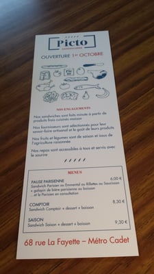 Menu photo 2 Picto Paris, 75 Menu photo 2 Picto Paris, 75