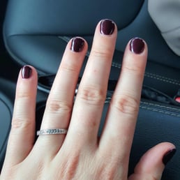 Very satisfied with my shellac mani from today