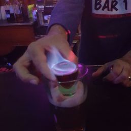 Flaming Dr. Pepper