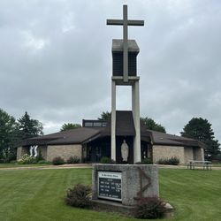 St Olaf's Catholic Rectory and Church - Main entrance
