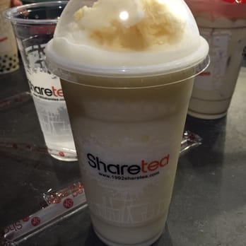 Sharetea - Pina Colada, blended ice drink with ice cream scoop - Coffee & Tea Near Me - Cerritos, California Sharetea - Pina Colada, blended ice drink with ice cream scoop - Coffee & Tea Near Me - Cerritos, California
