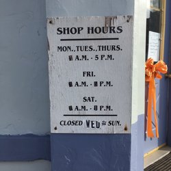 John Hotchkiss Barber Shop - Hours as of October 2018