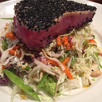 Black Walnut - Asian Tuna Salad (seared ahi tuna) - New American Near Me - Houston, Texas Black Walnut - Asian Tuna Salad (seared ahi tuna) - New American Near Me - Houston, Texas