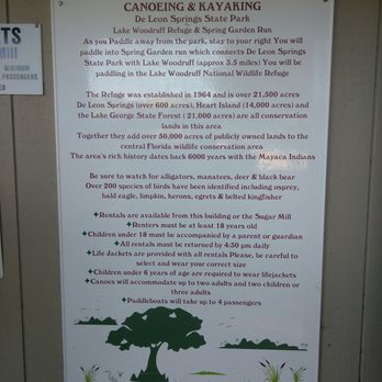 DeLeon Spring State Park - Rules - Parks Near Me - De Leon Springs, Florida DeLeon Spring State Park - Rules - Parks Near Me - De Leon Springs, Florida
