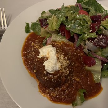 Toscano Ristorante - Meatball and salad - Italian Near Me - Bordentown, New Jersey