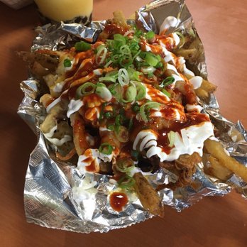Bubblys - Kimchee fries - Asian Fusion Near Me - Hickory, North Carolina
