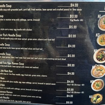 Absolute Thai & Noodles - One of the menus - Thai Near Me - Crestview, Florida