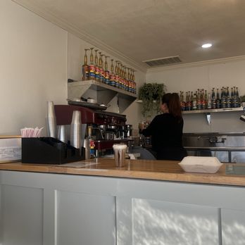 New Brew Cafe - View from waiting area - Coffee & Tea Near Me - Rocklin, California New Brew Cafe - View from waiting area - Coffee & Tea Near Me - Rocklin, California