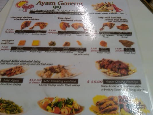 Menu photo 3 Ayam Goreng 99 Kingsford, NSW Menu photo 3 Ayam Goreng 99 Kingsford, NSW