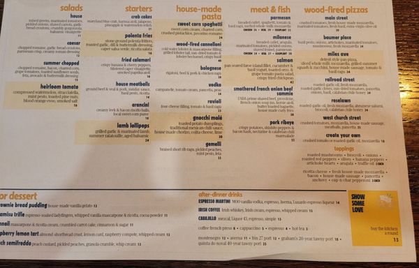 Menu photo 1 Compane Trattoria Fairport, NY