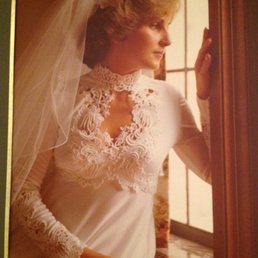 Photo of my mom's original dress, 30 years ago. Photo of my mom's original dress, 30 years ago.