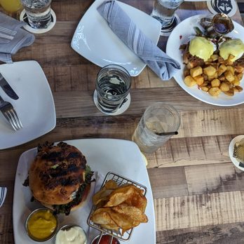 Foxhole Culinary Tavern - House - Made Burger, Venison birria benedict, machacado breakfast burrito - New American Near Me - Austin, Texas Foxhole Culinary Tavern - House - Made Burger, Venison birria benedict, machacado breakfast burrito - New American Near Me - Austin, Texas