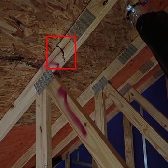 HomeKey Inspections - HomeKey discovery on truss. Worth the home inspection to get fixed on new home! - Home Inspectors Near Me - Sterling, Virginia HomeKey Inspections - HomeKey discovery on truss. Worth the home inspection to get fixed on new home! - Home Inspectors Near Me - Sterling, Virginia