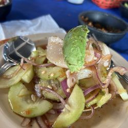 Chewins - Scallops tostada