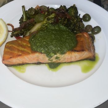 Cecconi's Miami Beach - Salmon was fantastic! The broccolini was a little spicy for my liking - Italian Near Me - Miami Beach, Florida