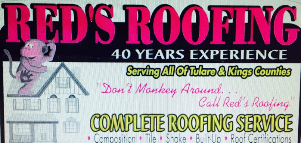 Slide of Red's Roofing