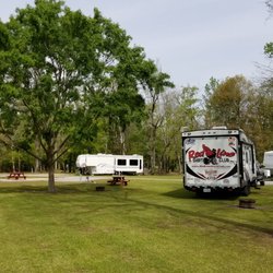 Cajun Heritage RV Park - Our campsite