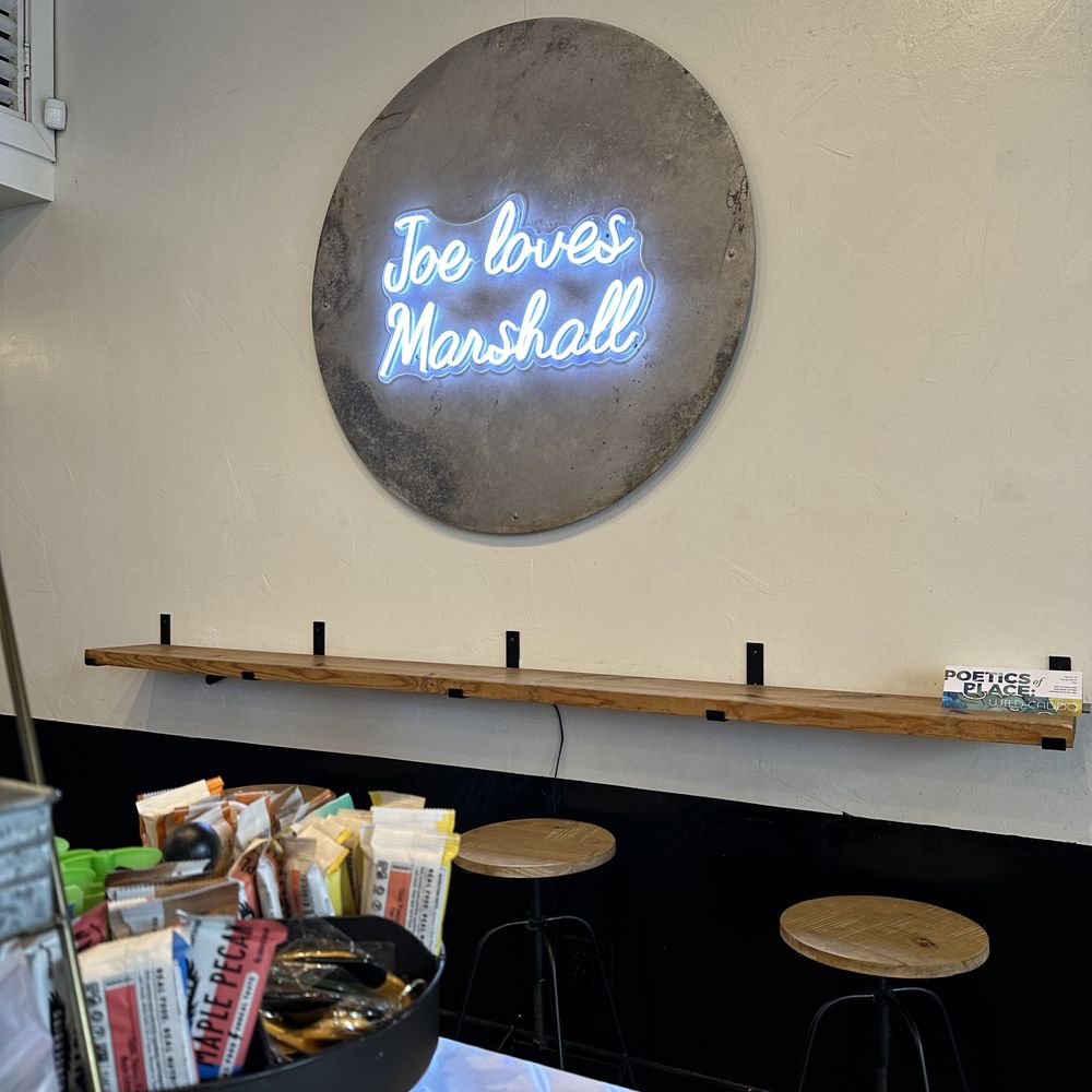 Joe Pine Coffee - Love the neon art on the right side of the coffee bar/ordering area - Coffee & Tea Near Me - Marshall, Texas Joe Pine Coffee - Love the neon art on the right side of the coffee bar/ordering area - Coffee & Tea Near Me - Marshall, Texas