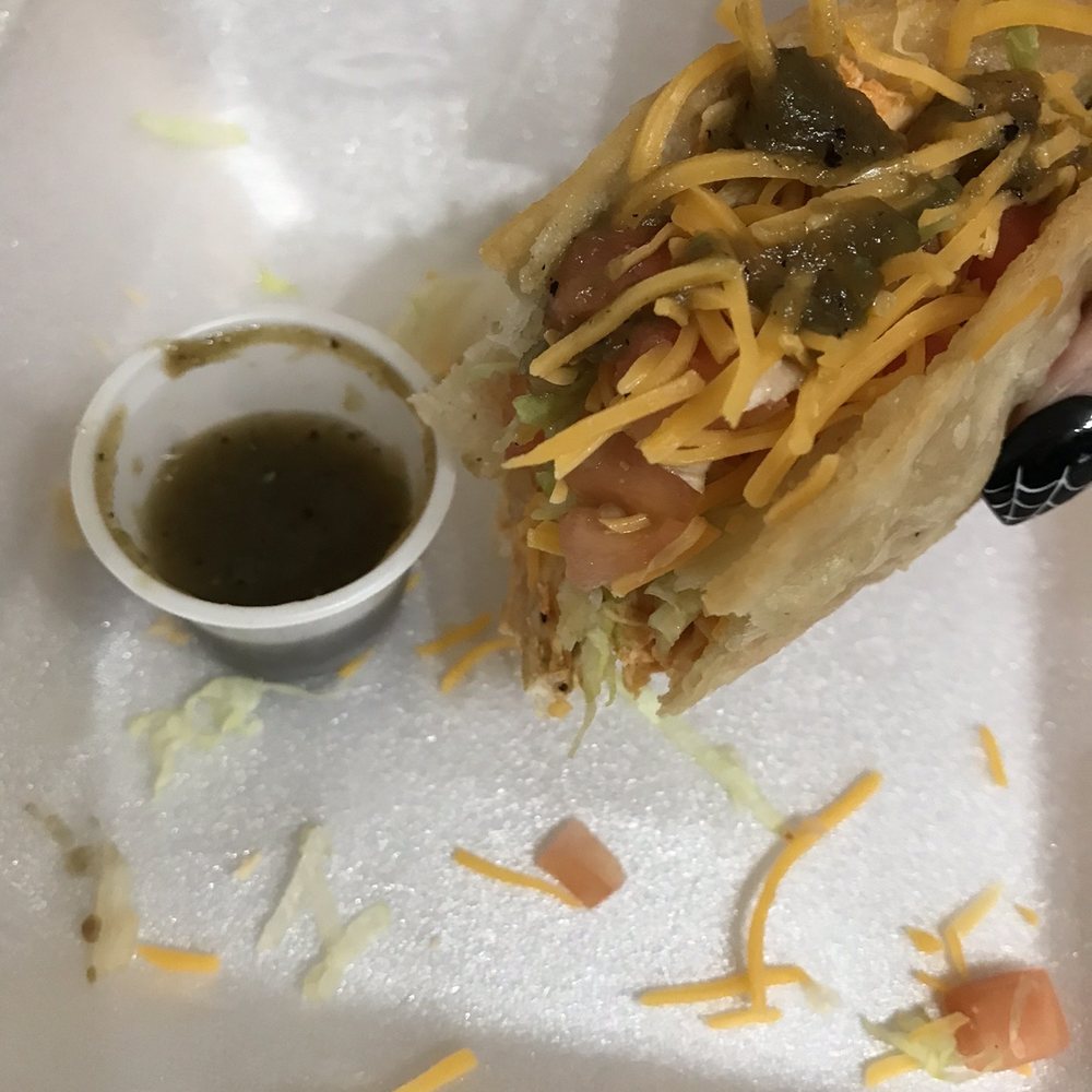Burrito Express - Chicken soft taco with green salsa - Mexican Near Me - Gilbert, Arizona Burrito Express - Chicken soft taco with green salsa - Mexican Near Me - Gilbert, Arizona