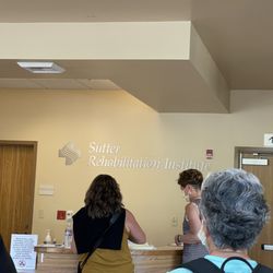 Sutter Rehabilitation Institute - Waiting to get checked in.. 2 visitors only allowed all day