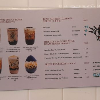 Biao Sugar - Menu - Bubble Tea Near Me - New York, New York Biao Sugar - Menu - Bubble Tea Near Me - New York, New York