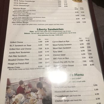 Liberty Family Restaurant - Menu page 3 of 7 - New American Near Me - Peru, Illinois Liberty Family Restaurant - Menu page 3 of 7 - New American Near Me - Peru, Illinois
