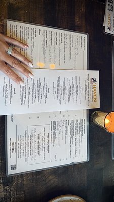 Menu photo 1 Haven Craft Kitchen + Bar Orange, CA Menu photo 1 Haven Craft Kitchen + Bar Orange, CA