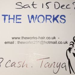 The Works - 12/15/2018: Tanya fixed my weather-damaged hair; FIX THAT CREDIT CARD MACHINE-PLEASE!