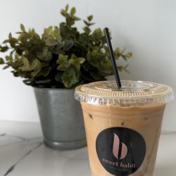 Iced oat latte