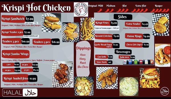 Menu photo 8 Krispi Hot Chicken Tustin, CA Menu photo 8 Krispi Hot Chicken Tustin, CA