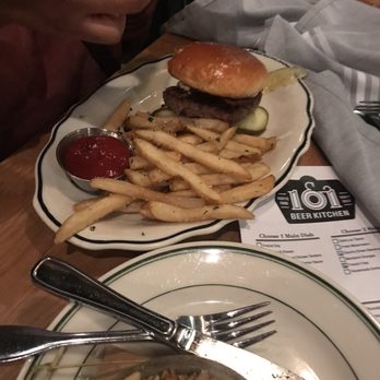 101 Craft Kitchen - Burger with fries - New American Near Me - Westerville, Ohio