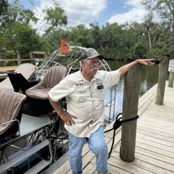 Southern Style Airboat Tours - Capt. Rick and his airboat
