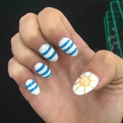 Lucky Nails - I went in with high hopes and they destroyed my nails!!! Horrible!!! Never going back!!!