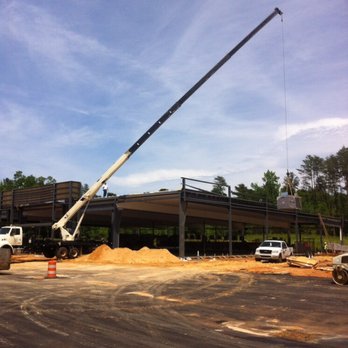 Conrad Watson Air Conditioning - New Carrier Air Conditioners being set on the roof - Heating & Air Conditioning/HVAC Near Me - Monroeville, Alabama