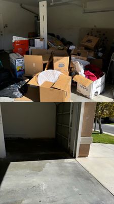 Residential garage clean out junk removal - This was a residential garage clean out. We were in and out in less than an hour ! Residential garage clean out junk removal - This was a residential garage clean out. We were in and out in less than an hour !