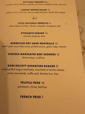Menu photo 8 Rare Society San Diego, CA