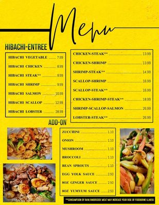 Menu photo 1 Mr.Hibachi Hamilton Groveport, OH Menu photo 1 Mr.Hibachi Hamilton Groveport, OH
