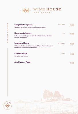 Menu photo 4 Wine House Restaurant Swords, D Menu photo 4 Wine House Restaurant Swords, D